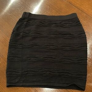 BLVD black Straight and pencil style  skirt M